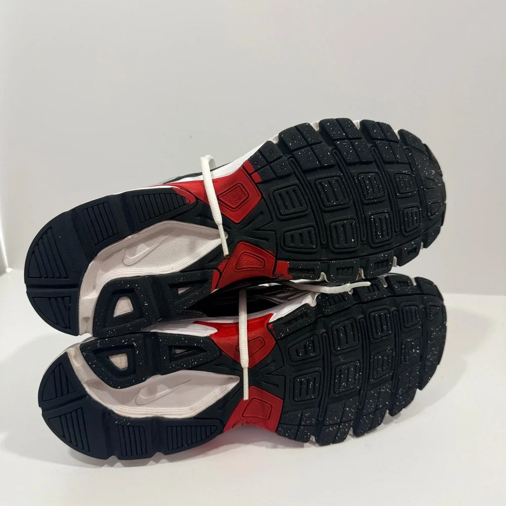 Nike Initiator Running Shoes Mens 11 Silver Black Red 394055-001 Good Sneakers